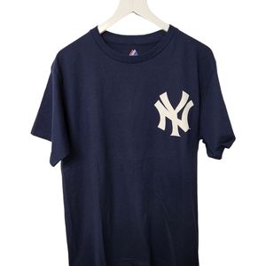 VTG Mariano Rivera #42 T-Shirt Majestic MLB New York Yankees - Size M New